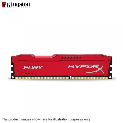 Kingston HyperX Fury 4GB 1866MHz DDR3 DIMM - RED